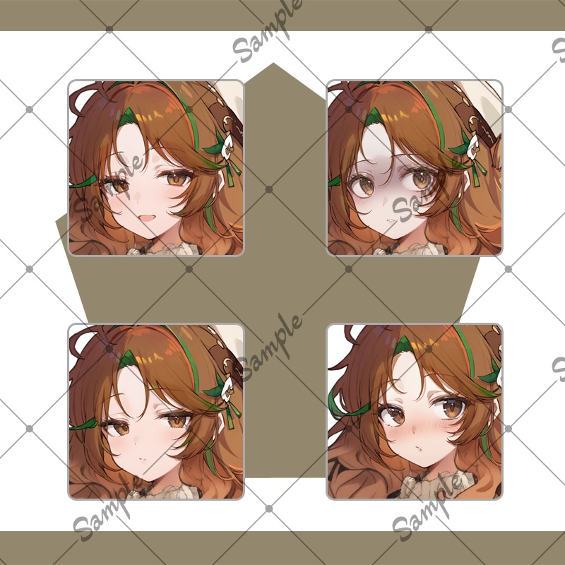 【1点限定】女性 004【表情差分/背景あり】