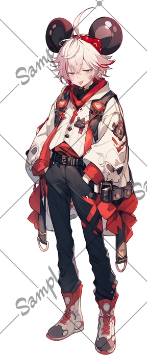 【1点限定】男性 002【表情差分/背景あり】