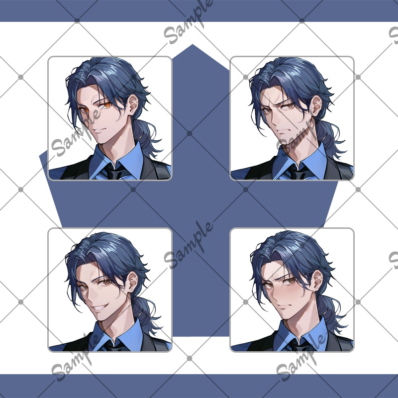 【1点限定】男性 001【表情差分/背景あり】