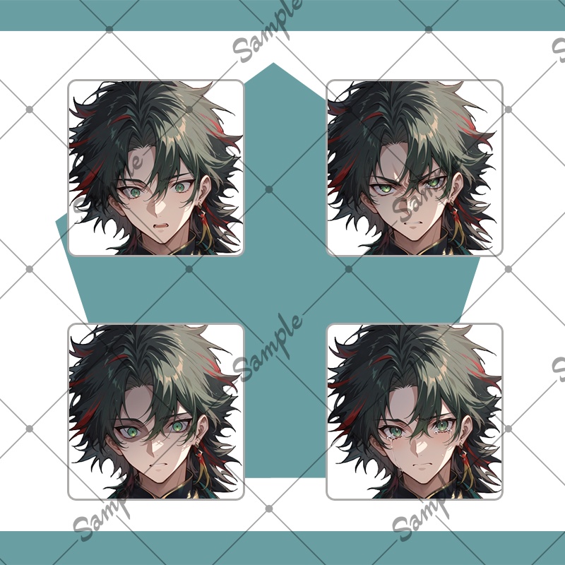 【1点限定】男性 007【表情差分/背景あり】