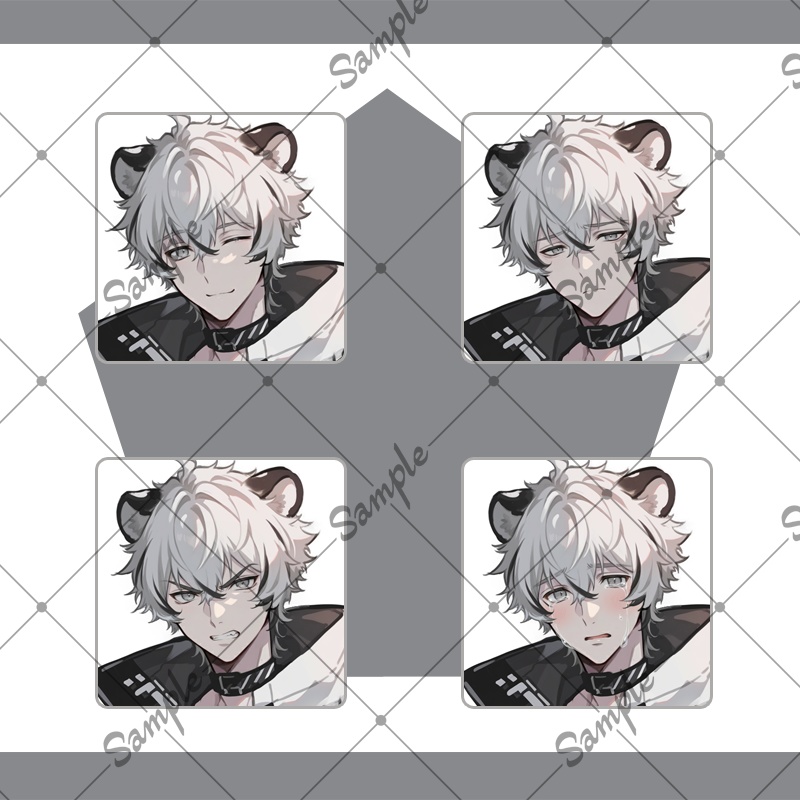 【1点限定】男性 009【表情差分/背景あり】