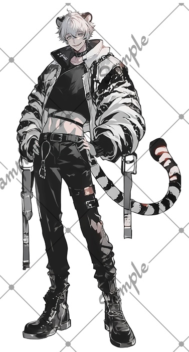 【1点限定】男性 009【表情差分/背景あり】