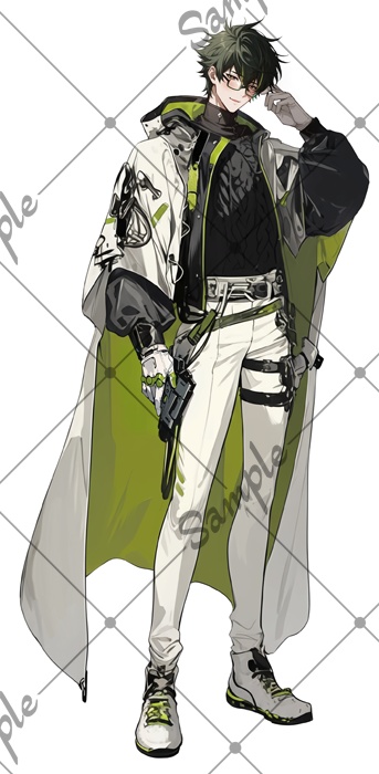 【1点限定】男性 005【表情差分/背景あり】