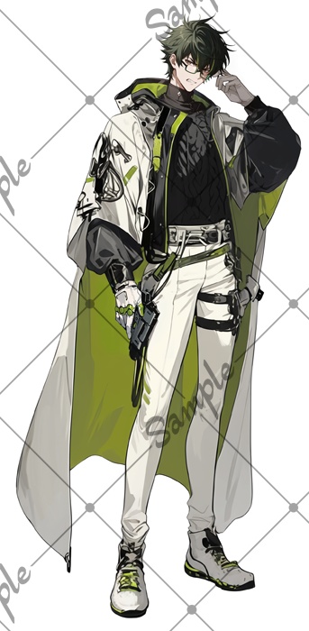 【1点限定】男性 005【表情差分/背景あり】