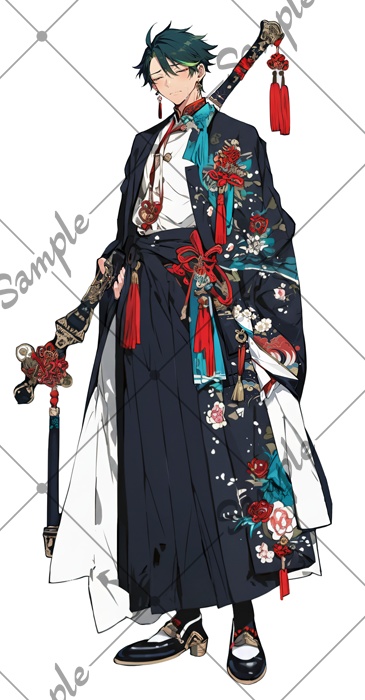 【1点限定】男性 010【表情差分/背景あり】