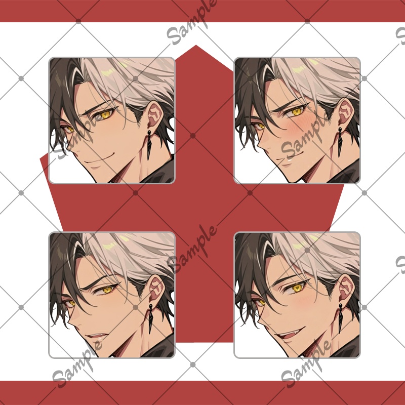 【1点限定】男性 011【表情差分/背景あり】