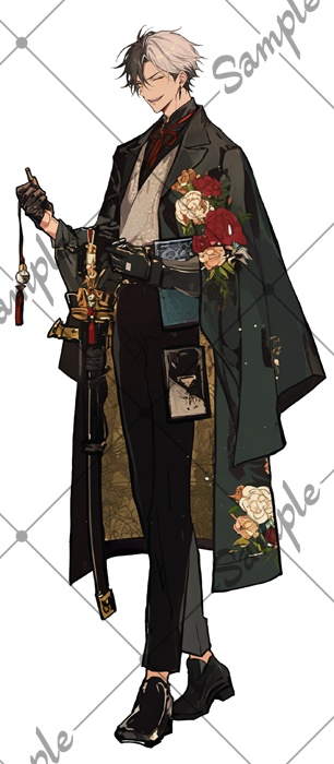 【1点限定】男性 011【表情差分/背景あり】