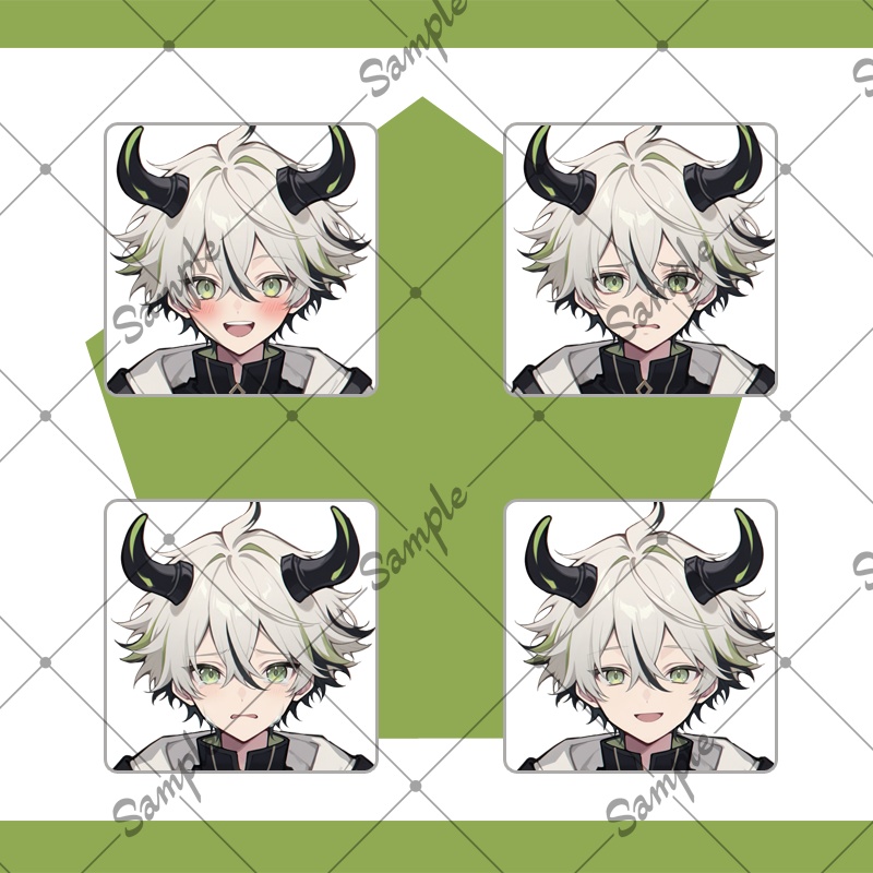 【1点限定】男性 009【表情差分/背景あり】