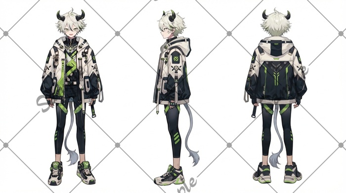 【1点限定】男性 009【表情差分/背景あり】