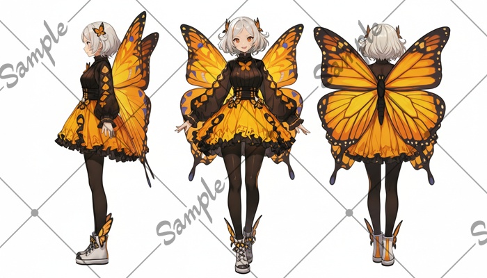 【1点限定】女性 005【表情差分/背景あり】