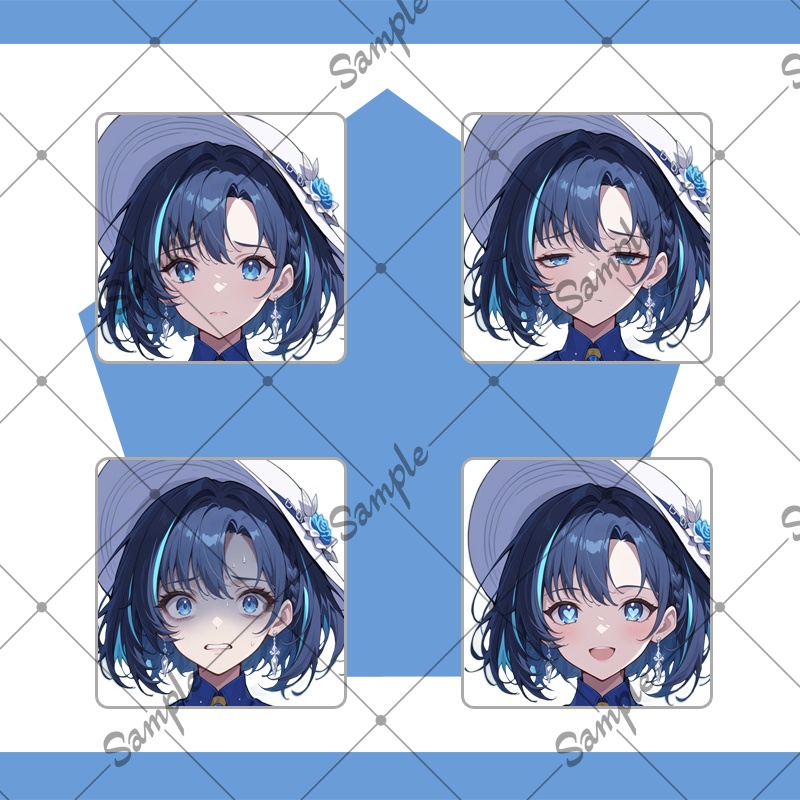 【1点限定】女性 006【表情差分/背景あり】