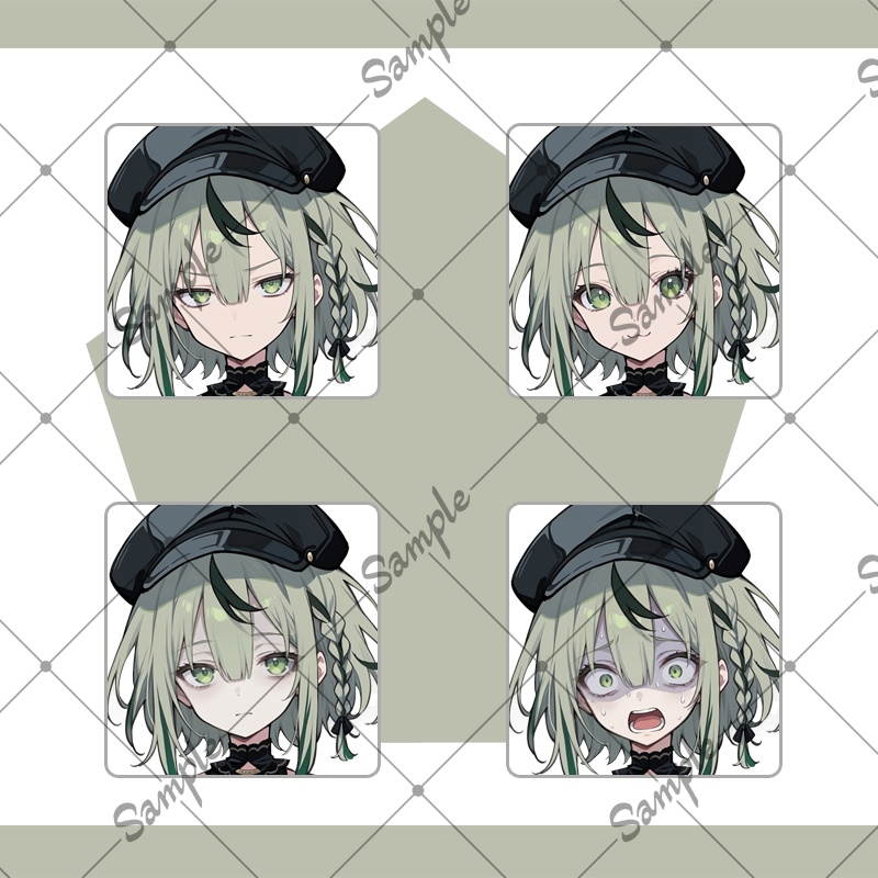 【1点限定】女性 008【表情差分/背景あり】