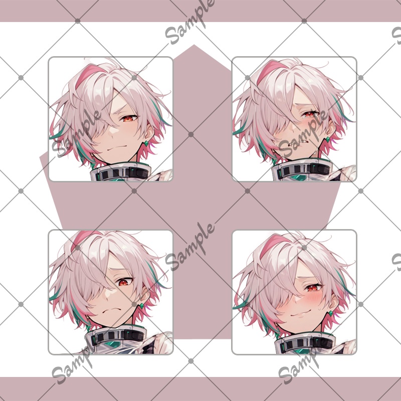 【1点限定】男性 010【表情差分/背景あり】