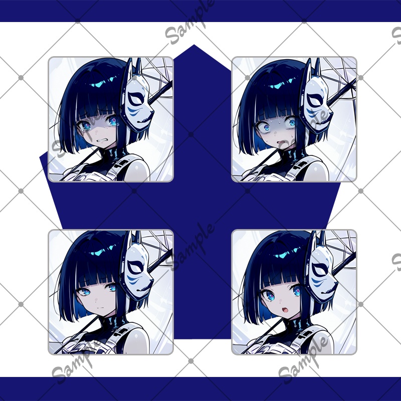 【1点限定】女性 010【表情差分/背景あり】