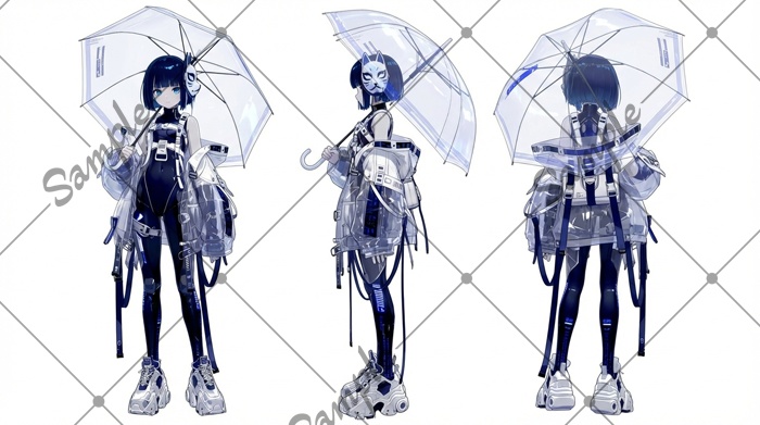 【1点限定】女性 010【表情差分/背景あり】