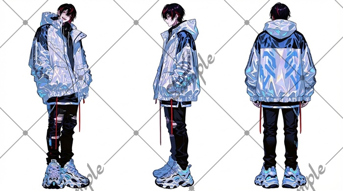 【1点限定】男性 011【表情差分/背景あり】