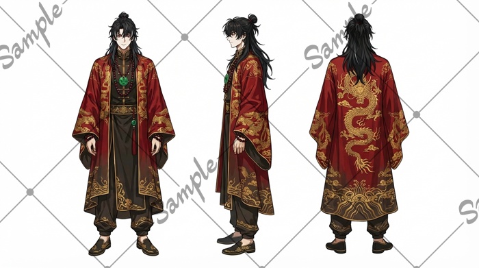 【1点限定】男性 012【表情差分/背景あり】