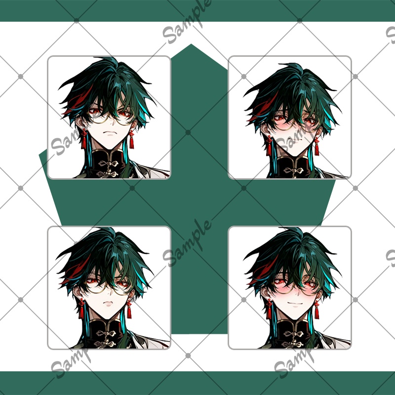 【1点限定】男性 014【表情差分/背景あり】