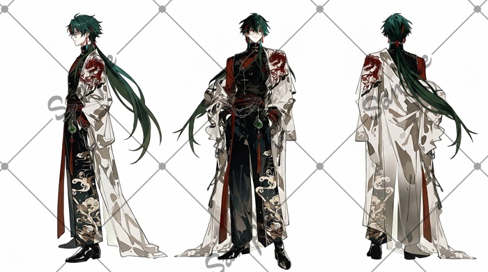 【1点限定】男性 014【表情差分/背景あり】