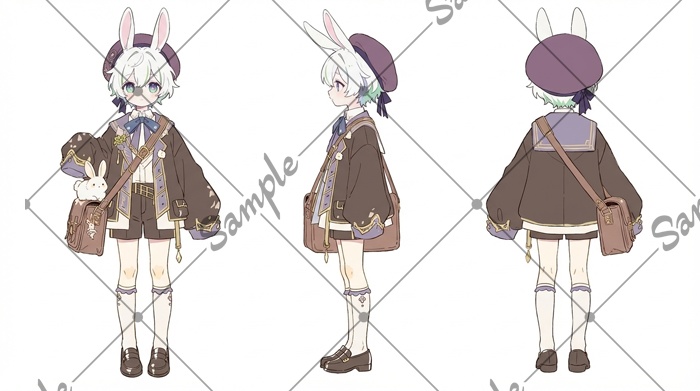 【1点限定】女性 014【表情差分/背景あり】