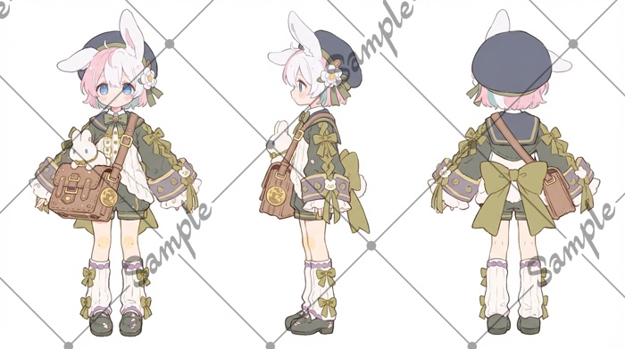 【1点限定】女性 015【表情差分/背景あり】