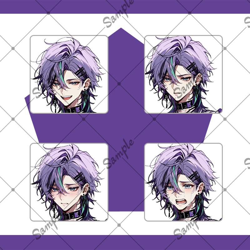 【1点限定】男性 014【表情差分/背景あり】