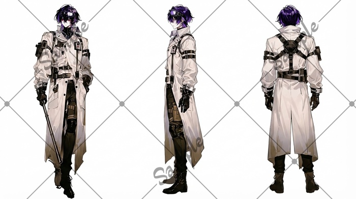 【1点限定】男性 015【表情差分/背景あり】