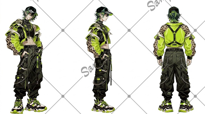 【1点限定】男性 016【表情差分/背景あり】