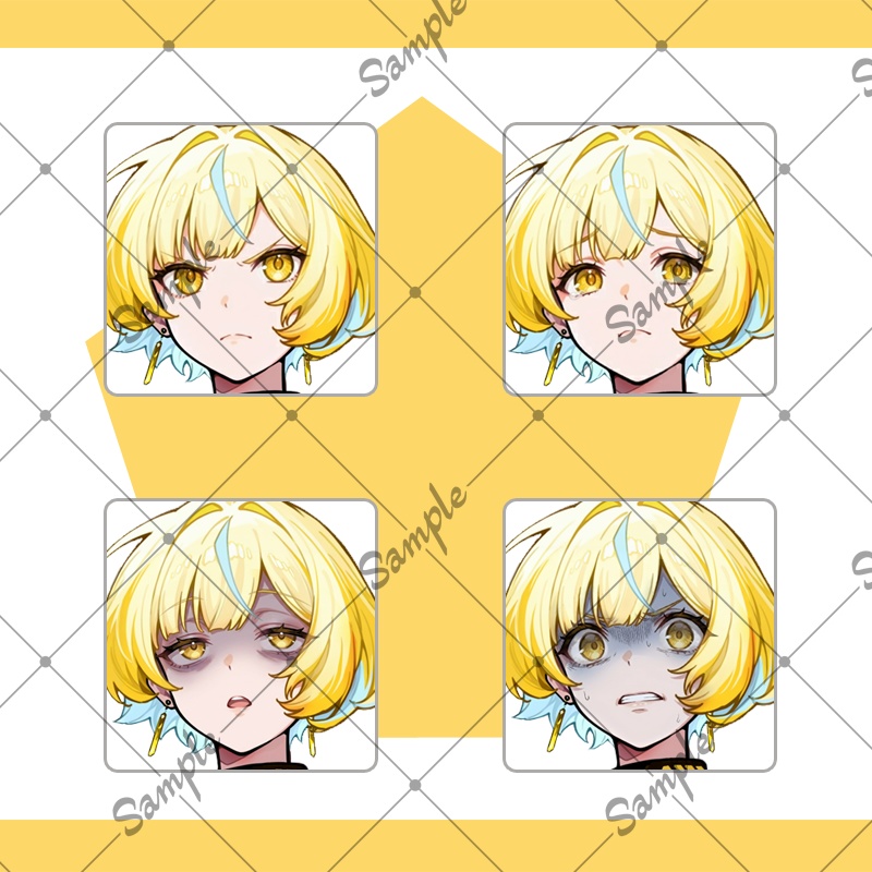 【1点限定】女性 007【表情差分/背景あり】