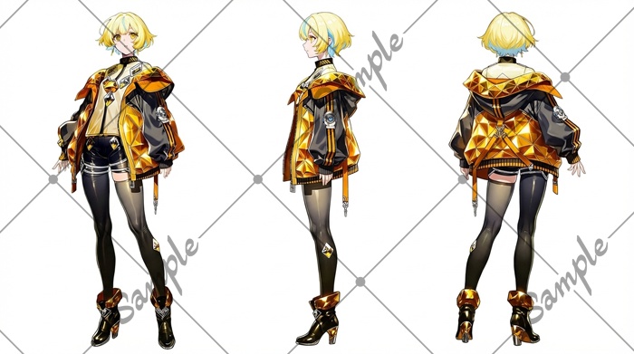 【1点限定】女性 007【表情差分/背景あり】