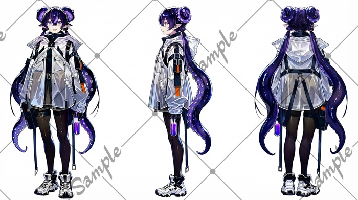 【1点限定】女性 017【表情差分/背景あり】