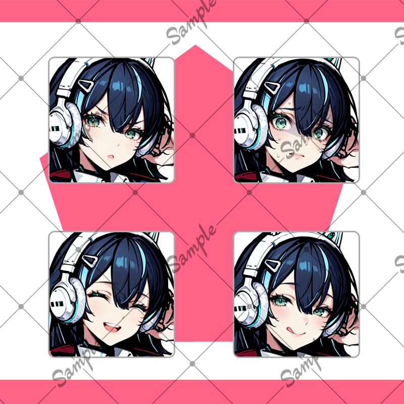 【1点限定】女性 019【表情差分/背景あり】