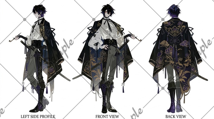 【1点限定】男性 010【表情差分/背景あり】