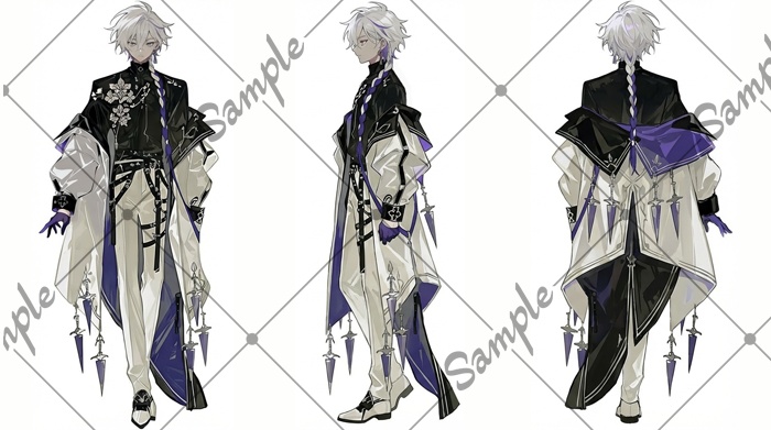 【1点限定】男性 017【表情差分/背景あり】