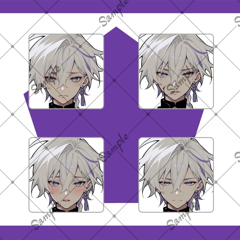 【1点限定】男性 017【表情差分/背景あり】