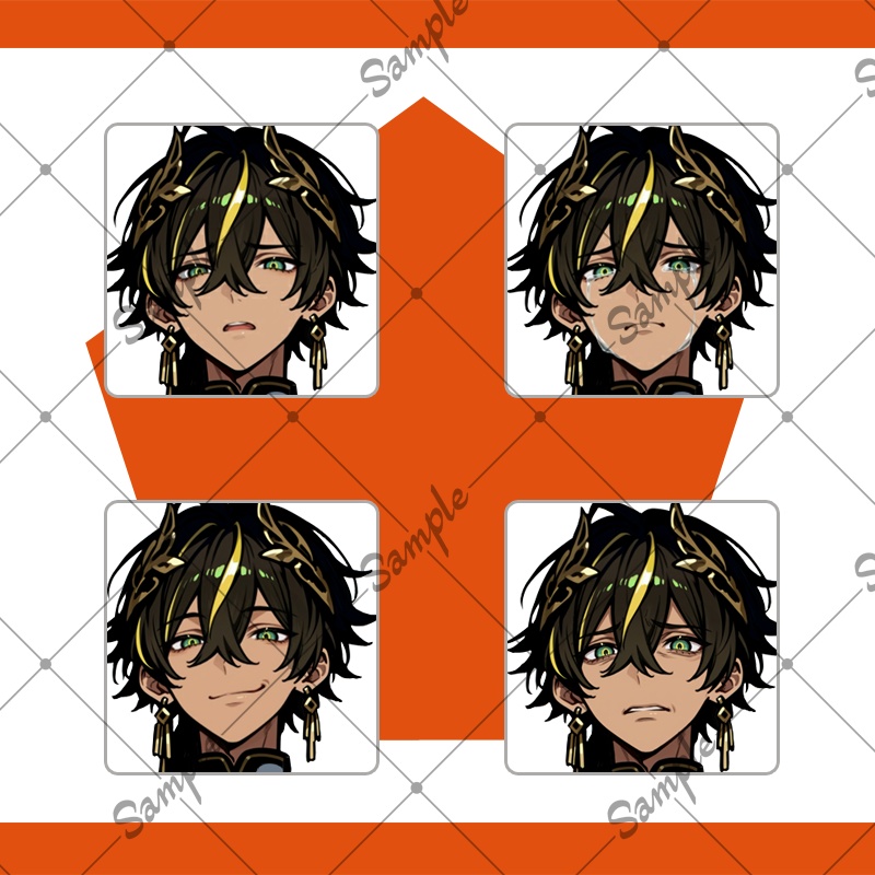 【1点限定】男性 018【表情差分/背景あり】