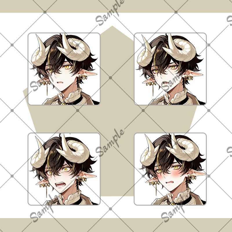 【1点限定】男性 017【表情差分/背景あり】