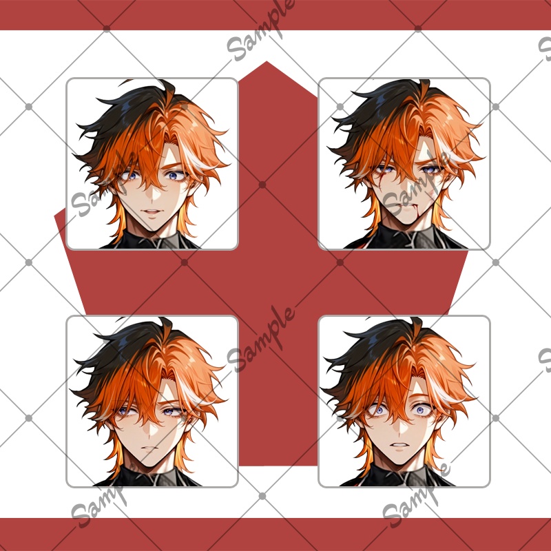 【1点限定】男性 019【表情差分/背景あり】