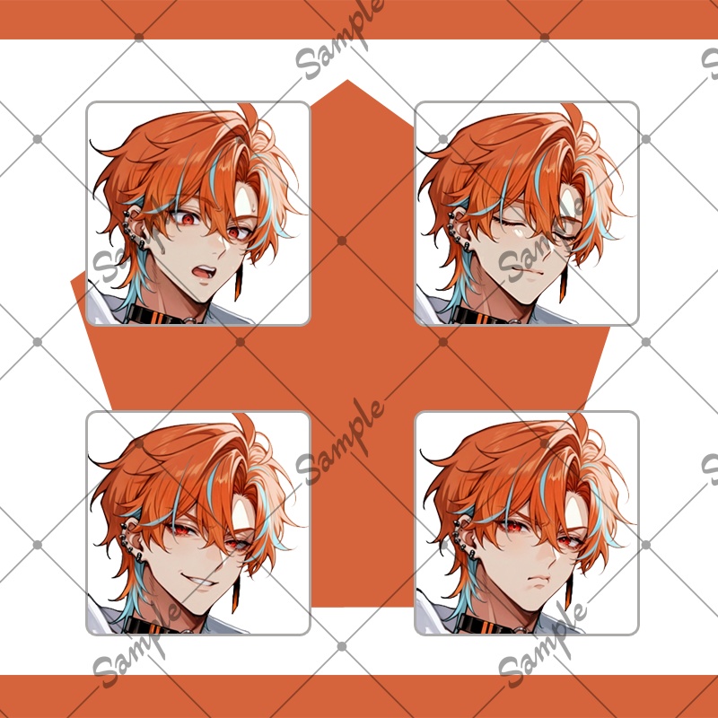 【1点限定】男性 021【表情差分/背景あり】