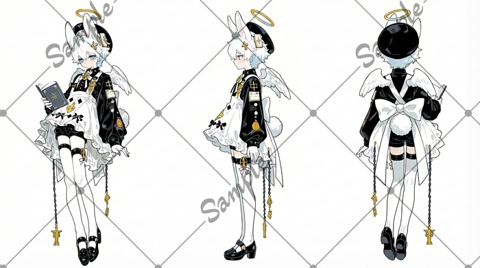 【1点限定】女性 004【表情差分/背景あり】