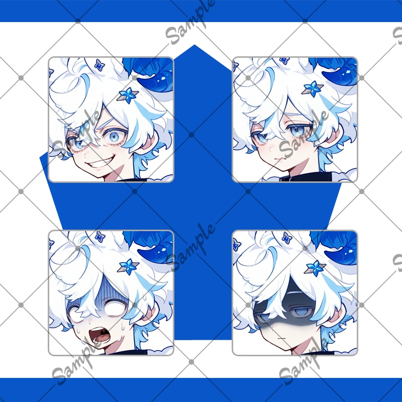 【1点限定】男性 023【表情差分/背景あり】