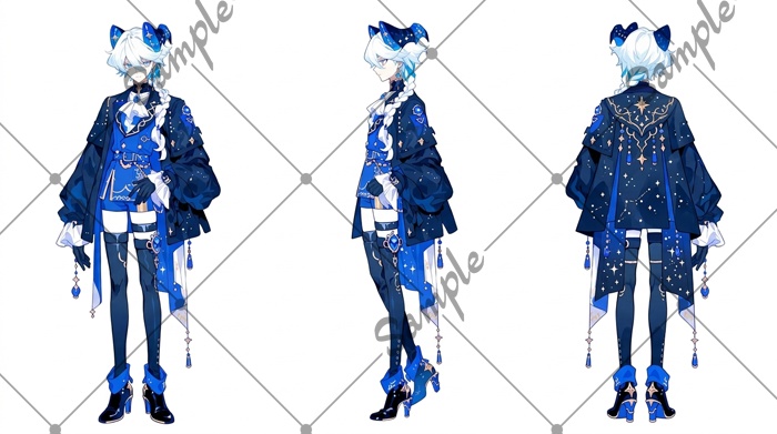 【1点限定】男性 022【表情差分/背景あり】