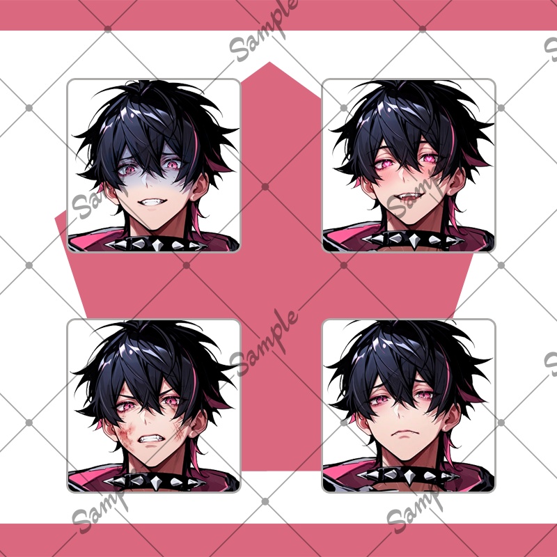 【1点限定】男性 024【表情差分/背景あり】