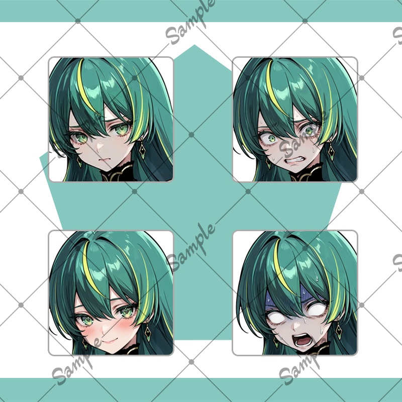 【1点限定】女性 002【表情差分/背景あり】