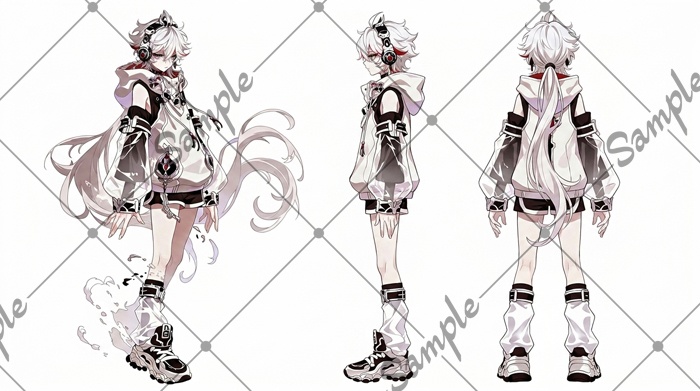 【1点限定】女性 026【表情差分/背景あり】