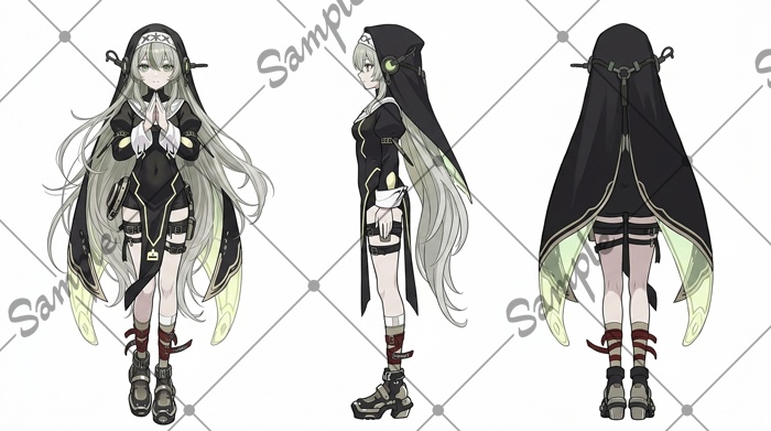 【1点限定】女性 027【表情差分/背景あり】