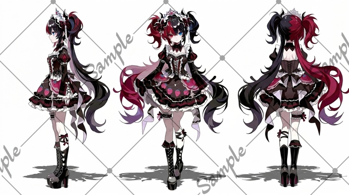 【1点限定】女性 028【表情差分/背景あり】