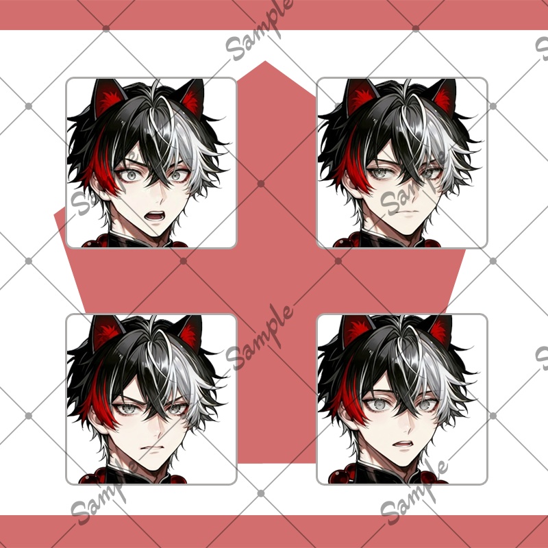 【1点限定】男性 026【表情差分/背景あり】