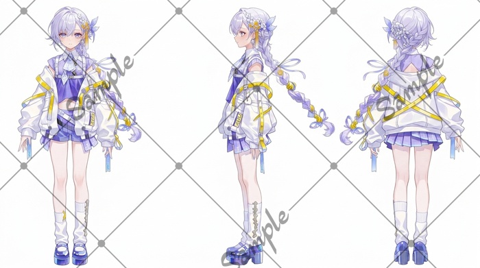 【1点限定】女性 047【表情差分/背景あり】