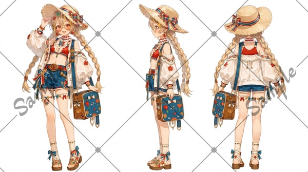 【1点限定】女性 065【表情差分/背景あり】